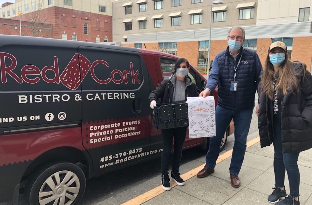 Red Cork Bistro Provides Meals to Vaccine Clinic Volunteers